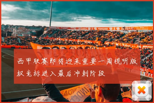 西甲联赛即将迎来重要一周视听版权竞标进入最后冲刺阶段